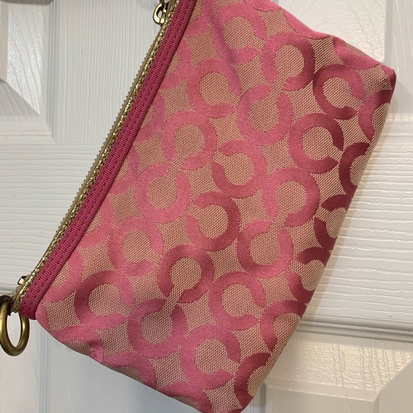 Pink Coach Clutch - Picture 4 of 5